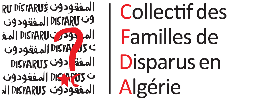 Collectif des familles de disparus en Algérie (CFDA) logo