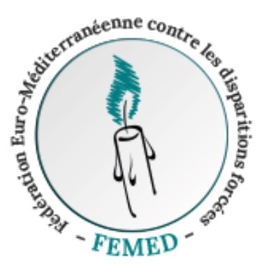 Fédération euro-méditerranéenne contre les disparitions forcées (FEMED) logo