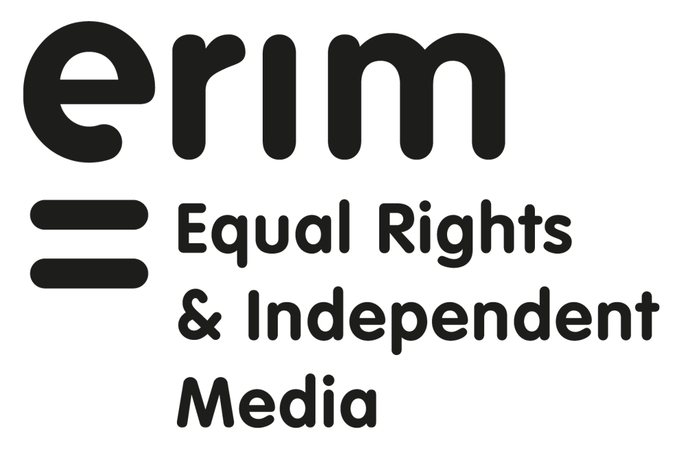 ERIM (Equal Rights & Independent Media - anciennement IREX Europe) logo