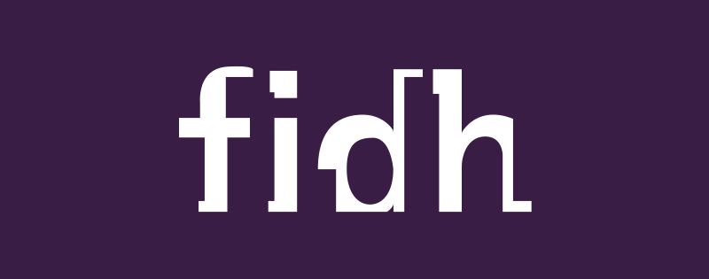 Fédération Internationale pour les Droits Humains (FIDH) logo